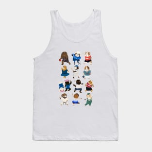 Guinea pigs doing sports Tank Top